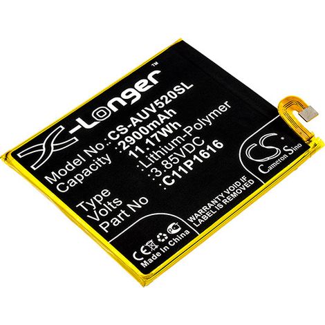 NX - Batterie téléphone, smartphone, GSM pour Asus 3.85V 2900mAh - C11P16160B200-024800 (1/2)