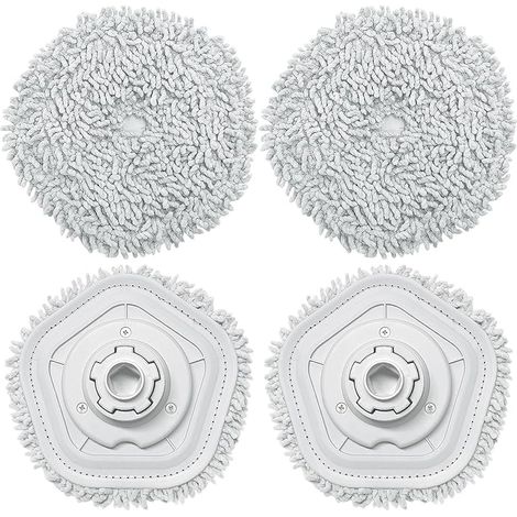 FOREHILL 4 pezzi di panni di ricambio per aspirapolvere robot Dreame W10/W10 Pro, panni lavabili, perfetti per tutti i tipi (1/5)