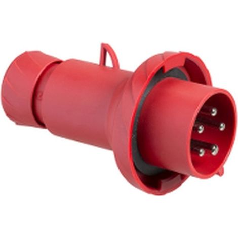 Clavija A.R. 16A 3PNT 380-415V IP67 - resistencia al agua y alta potencia.