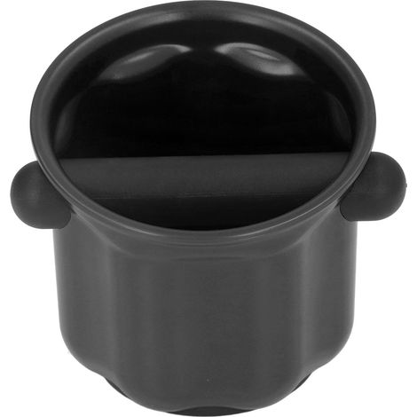 Boîte à marc de café robuste et anti-choc - Récipient de vidage pour café moulu - Accessoire barista noir (1/5)