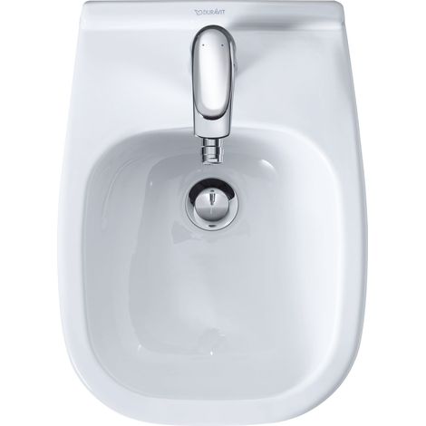 Duravit D-Code bidé mural Compact, con orificio para grifo, con (1/5)