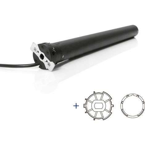 Motor de Persiana Radio AVOSDIM ø 45 30 Nm + adaptadores de eje ZF54
