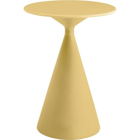 Garten-Bistro-Hochtisch ⌀80 cm "Néora" - Gelb
