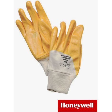 Guanti superlite plus nitr.giallo pols.9/l - 12pz