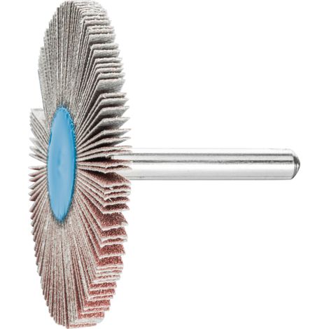 PFERD TOOLS Korund Fächerschleifer F Ø 60x5 mm Schaft-Ø 6 mm A120 für Feinschliff und Finish 10 Stk