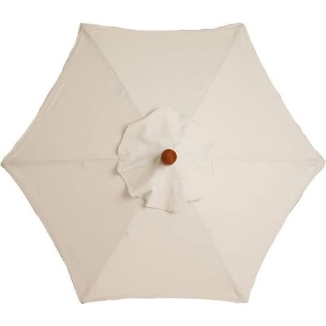 Housse de Rechange pour Parasol de Table de marché, Table et Parasol - 6 Baleines - 3 m - Imperméable - Anti-Ultraviolet (1/5)
