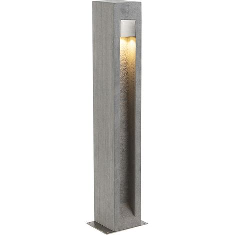 QAZQA Modern Standing Outdoor Lamp Basalt 70 cm - Sneezy
