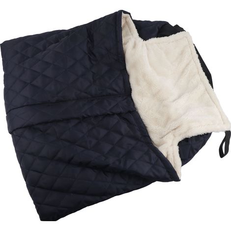 Couverture chaude double couche en polaire épaisse, idéale pour les jambes et le bas du corps. (1/5)