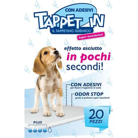 TAPPETINO IGIENICO PER CANI TAPPET IN 60X90 20PZ