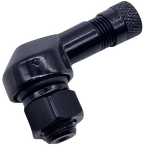 NALOOKAMIC Felgenfactory Lot de 2 valves d'angle en aluminium pour moto Noir 8,3 mm (1/3)