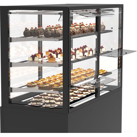 Vitrine Réfrigérée avec Base 120 Série Integra Neutral - Accès Frontal et Arrière - Portes Battantes - Sayl (1/3)