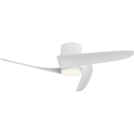 Mantra Ventilateur LED GROENLAND XS, blanc, Ø 79,5 cm, 24 W CC, 1 700 lm, température de couleur 2 700 K-5 000 K, avec télécommande (1/4)