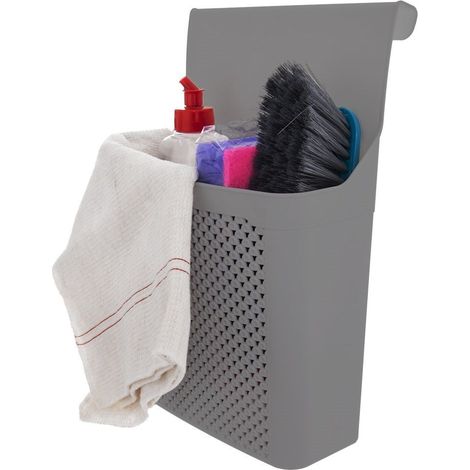 Cesta de plástico para puerta 24x12x35 cm (1/5)