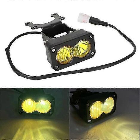 Pour Sur Ron SurRon Sur-Ron Segway Talaria Phare jaune spot/flood spot flood led combo kit de phares avec interrupteur (1/5)