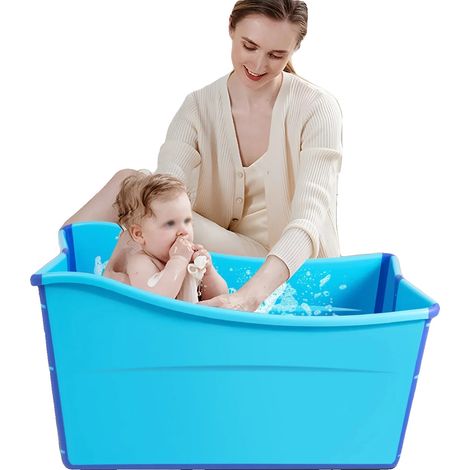 Vasca da bagno, Materiale: PP + TPE, Dimensioni da aperta: 874656,5 cm, Lunghezza superiore: 100 cm, Lunghezza tubo di scarico: 1 m, Peso netto: 7,5 kg (1/5)