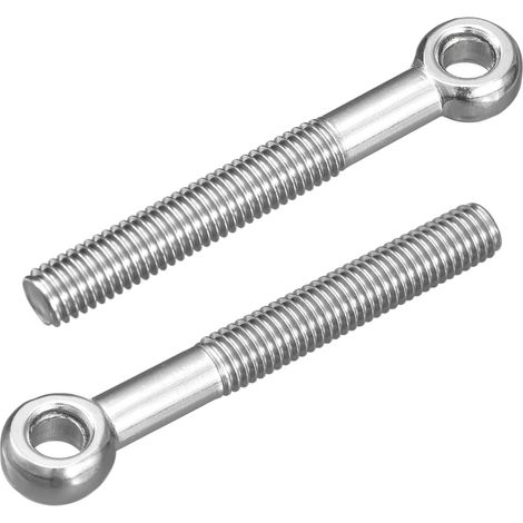 4Pcs Pitons De Levage M8 x 65mm 304 Acier Inoxydable Silver (1/5)