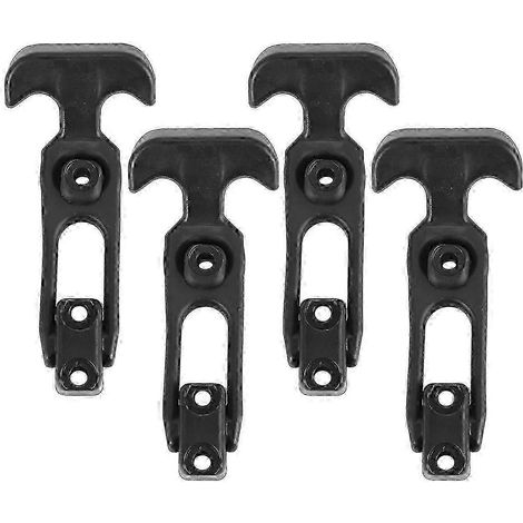 Lot de 4 loquets souples en caoutchouc avec poignée en T, compatibles avec les boîtes à outils et les glacières (bonne qualité). WHBYV (1/4)