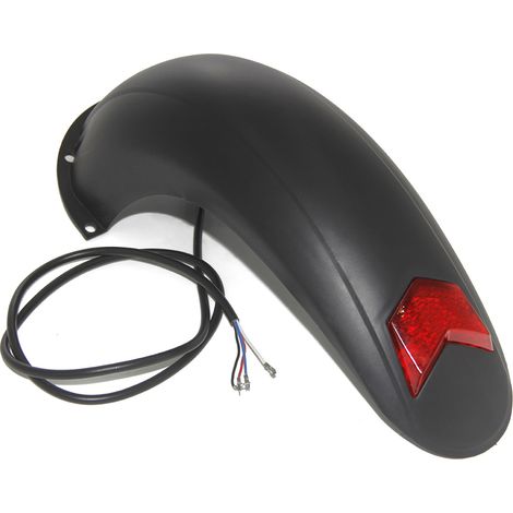 Scooter accessories compatible with Kugoo M4: rear fender with taillight, brake, taillight, rear wheel splash guard, mudguard. (1/5)