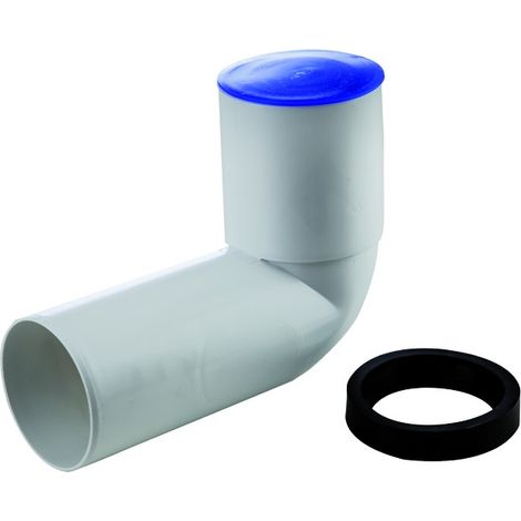 Curva wc prolungate con guarnizione e tappo htsbl 90 - wavin