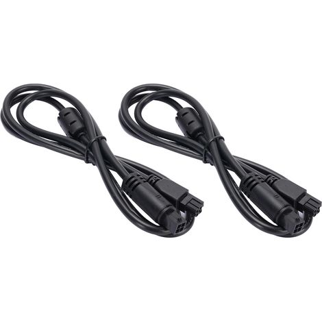 Lot de 2 câbles rallonge 4 broches avec filtre à anneau ferrite pour système d'alimentation AMS Lite et imprimante 3D Lab A1 A1 Mini (1/5)