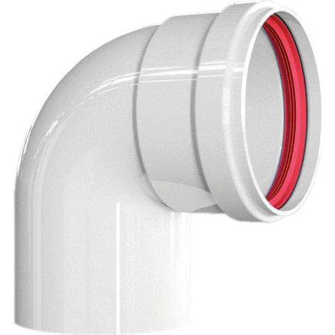 CURVA 90 ° IN ALLUMINIO PRESSOFUSO BIANCA EE ¸80 PUCCI SRL