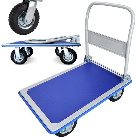 Carro de plataforma de transporte de 90x60 cm (1/5)