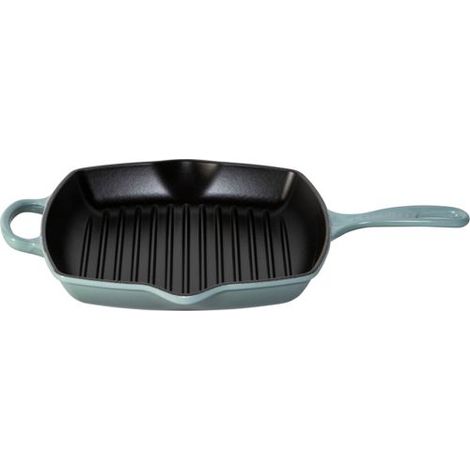 Le Creuset Grillpfanne Gusseisen Quad. Sea Salt 26 cm