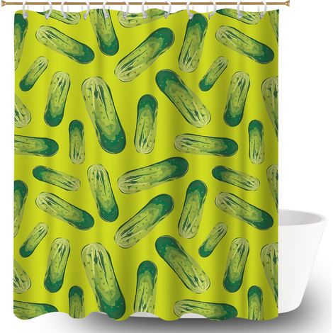 Rideau douche polyester 180x180 robuste cache baignoire pour un printemps fleuri dans la salle de bain (1/5)