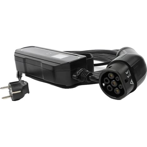 Cargador para coche eléctrico, compatibilidad universal, funciones de seguridad avanzadas, tipo 2, 5 metros (1/2)