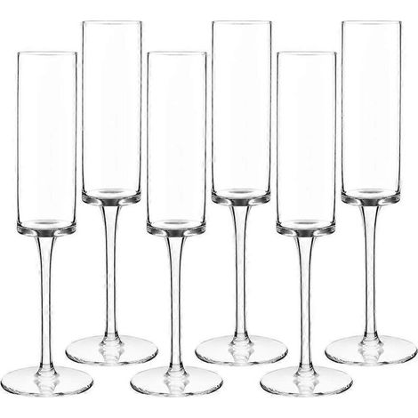Champagnergläser aus transparentem Acryl, Einweggläser für Partys und Feiern (1/4)