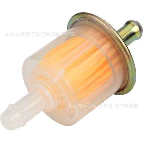 GY6 motorcycle scooter off-road ATV beach buggy metal fuel filter with magnetic oil cup filter element 6mm (1/4)
