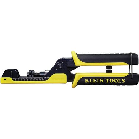 Klein Tools Pince à sertir connecteurs coaxiaux F BNC RCA 22,9 cm extra longue (1/5)