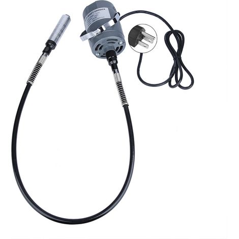 Kit de 53 pièces pour meuleuse électrique rotative à vitesse variable avec arbre flexible et pédale (prise UE) (1/5)