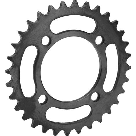 32-zahniges Stahl-Kettenrad hinten, 420er Kettenteilung, 64 mm Größe, für elektrische Dreiräder, Quads und Geländemotorräder. (1/5)
