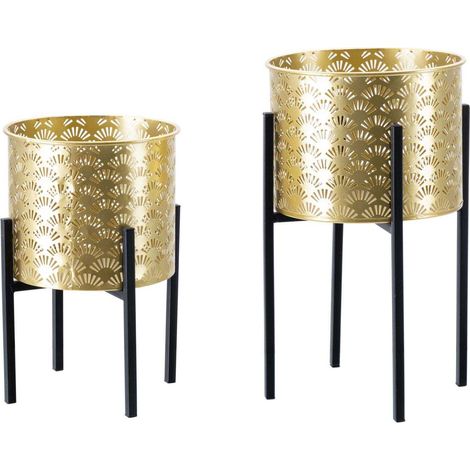 Support à plantes en métal Coppia (Lot de 2) Modèle 4 (1/4)