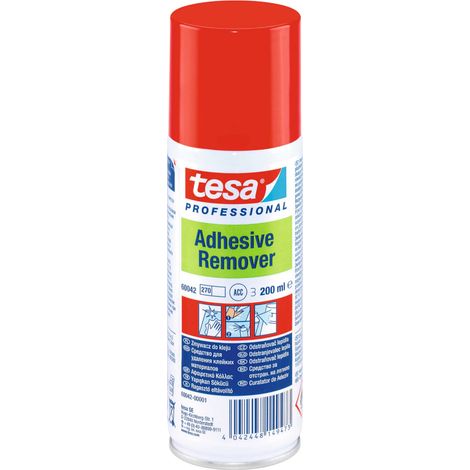 TESA Sprayentferner zum Entfernen von Klebeetiketten, Aufklebern und Klebebändern 200 ml