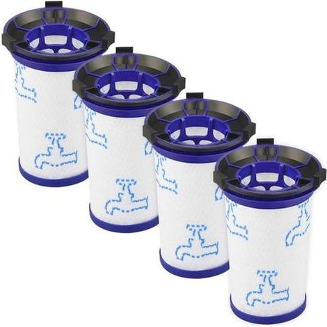 Lot de 4 Filtre de remplacement pour aspirateur Rowenta Air Force 360 RH9037 RH9038 RH9039 RH9051WO RH9057WO RH9086WO Alternative pour ZR009001 (1/4)