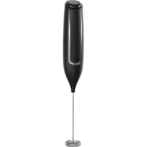 Lot de 1 mousseur à Lait électrique, Mini Fouet en Acier Inoxydable, Moteur Extra Fort et Alimenté pour Café/Café au Lait/Cappuccino/Chocolat Chaud