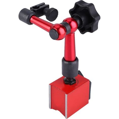 Magnetic Dial Base Support, for Measuring Narrow or Recessed Areas, Measuring Range 0-0.8mm