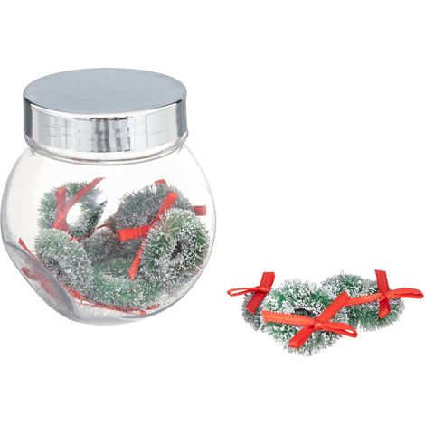 Accessori vaso corona rosso 3x8cm - Atmosphera créateur d'intérieur (1/2)