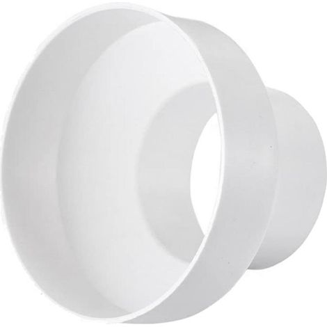 Adaptateur réducteur de tuyau de ventilation, adaptateur de conduit d'air, connecteur de tuyau pour système de ventilation en ligne (110-100 mm) (1/4)