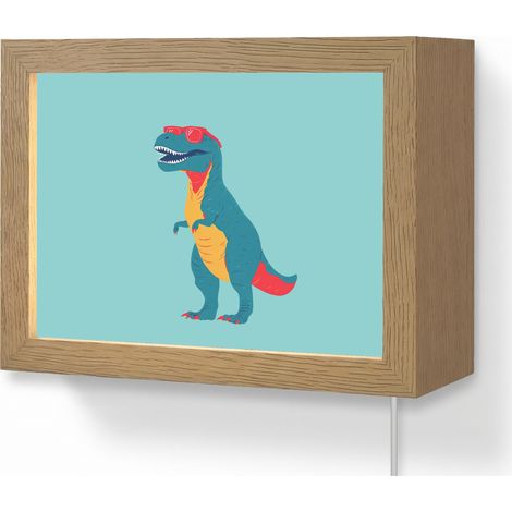 WALL LIGHT Dinosaur - Blue - Sunglasses 20x15 cm (1/5)