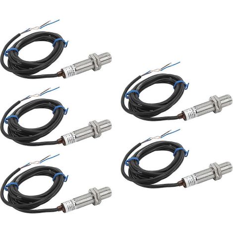 Stück Näherungssensoren, 2-adrig, normalerweise offen, M12x1, Annäherungsschalter, 10–36 V DC, Zubehör