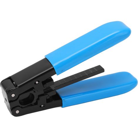 Pince à dénuder fibre optique outil main coupe câble fil acier professionnel dégainage 1/2 coeur 125μm PVC (1/5)