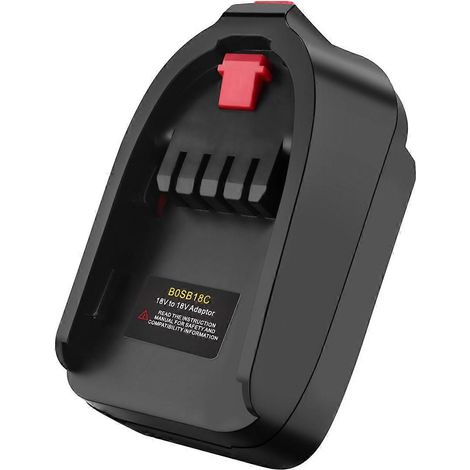 Adaptateur convertisseur BOSB18C pour batterie Bosch Li-Ion 18 V BAT618 sur alimentation électrique domestique au lithium. (1/5)