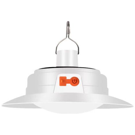 Lampe de poche LED Rechargeable pour Camping, lanterne solaire étanche, éclairage d'urgence d'extérieur, pour tente (1/5)