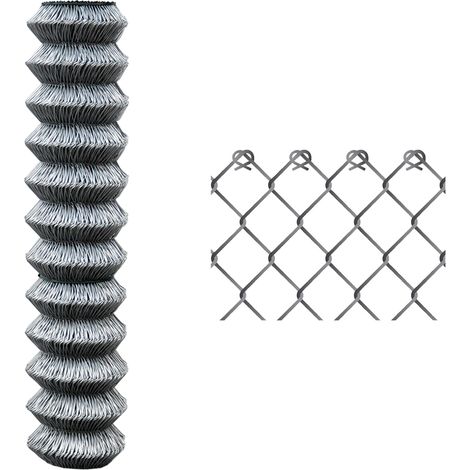 Rete griglia zincata 150x50 cm, rotolo 25 m