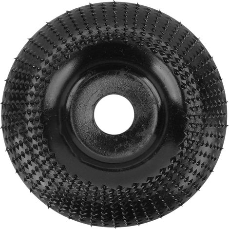 Disque de sculpture bois stable anti-déformation construction robuste meule de façonnage noire (1/5)