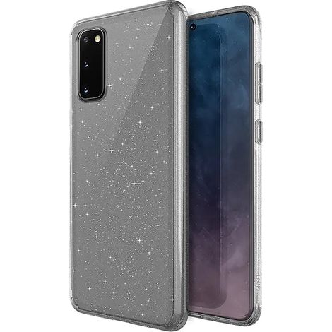 Funda UNIQ LifePro Tinsel para Samsung S20+ G985, transparente/transparente