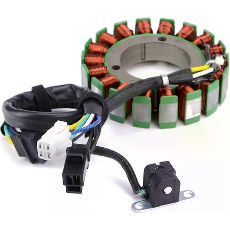 Bobine de stator de magnéto pour Suzuki LTA500 Vinson 4WD 2002-2007 (références : 32101-09F40 et 32101-09F30) (1/5)